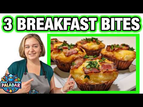 My 3 Favorite Breakfast Egg Bites - High Protein, Low Carb, Great Meal Prep