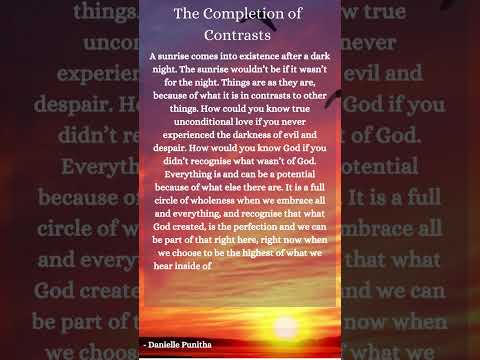 Reflections About The Contrasts Of Life...