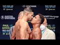 TOMMY FURY & ANTHONY TAYLOR ALMOST KISS AT FACE OFF! GET WAY TOO CLOSE AT WEIGH IN
