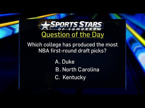 Question of the Day: Colleges that Produce NBA 1st Rounders