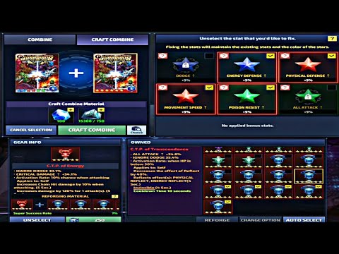 Ctp Reforge & Card Craft guide - marvel future fight