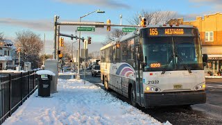 ᴴᴰ⁶⁰ Front POV: NJT Route 165 Westwood via Boulevard East onboard a 2021 MCI D4500CT