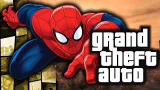 GTA 4: Spiderman in GTA! - (Web Swinging Powers Funny Moments w/ Mods)