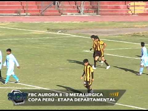 FBC Aurora 8 -- 0 Alianza Metalúrgica / Copa Perú etapa departamental / MUNDO DEPORTE 2012