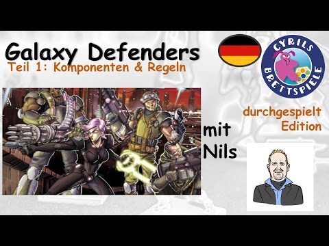 Cyrils Brettspiele - Galaxy Defenders Brettspiel (S42E01) - Komponenten & Regeln
