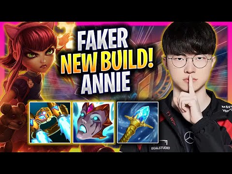 FAKER TRIES NEW ANNIE BUILD IN KOREA SOLOQ! - T1 Faker Plays Annie MID vs Ahri! | Season 2025