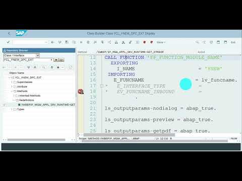 Video 25: OData Service + Adobe Forms