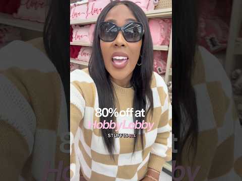 80% OFF CLEARANCE AT HOBBY LOBBY!