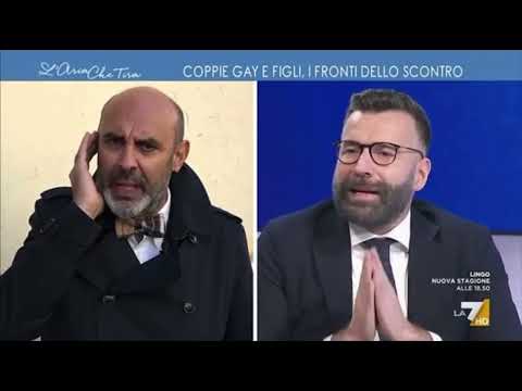 Alessandro Zan dà del mascalzone a Simone Pillon durante un dibattito sull'utero in affitto