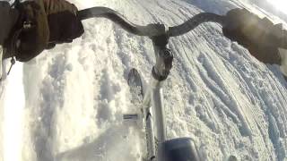preview picture of video 'GoPro Snowbike Crash (1080p)'