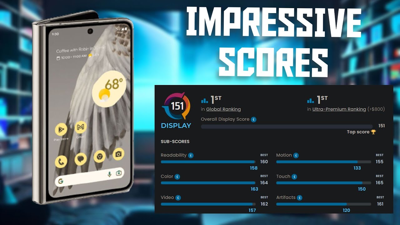 Pixel Fold scores impressively in DXOMARK Camera, Display and Audio tests