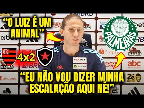 🔥 FILIPE LUÍS FALA TUDO APÓS FLAMENGO 4x2 BOTAFOGO PB “TODOS SE INSPIRAM NELE...”