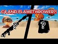 NEW FlameThrower & C4 in War Tycoon