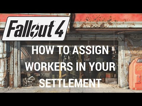 Fallout 4 - How To Assign Workers In Your Settlement (Farming, Defending etc.) [PS4]