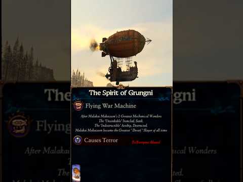 Why Malakai Makaisson's Thunderbarge, Spirit of Grungni, Causes Fear