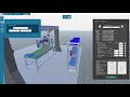 VR based tools for evaluation of HRC operations – First prototype