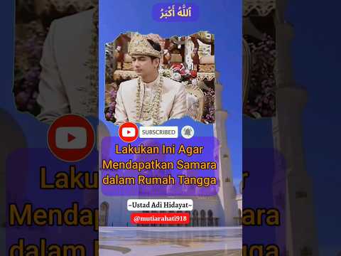 Kunci Agar Samara Dalam Pernikahan #shorts #ustadzadihidayat #trending