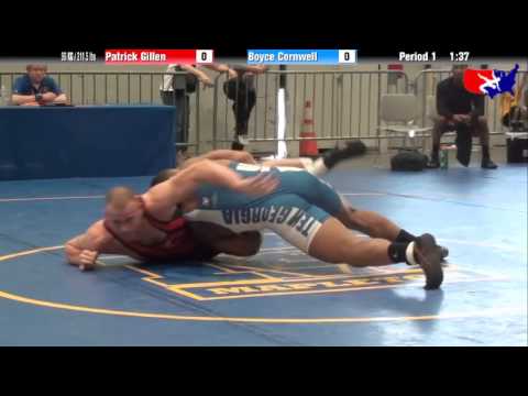Patrick Gillen vs. Boyce Cornwell at 2013 Junior Nationals - FILA - FS