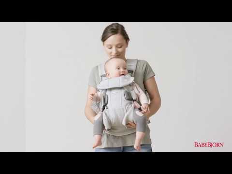 BABYBJORN nešioklė ONE AIR, anthracite, 098013 video