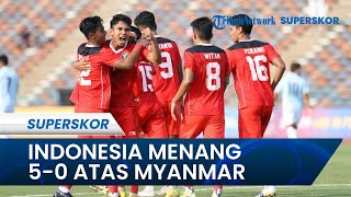 FT Indonesia Vs Myanmar: Garuda Pesta 5-0, Marselino dan Ramadhan Samanta Sukses Mencetak Gol Indah