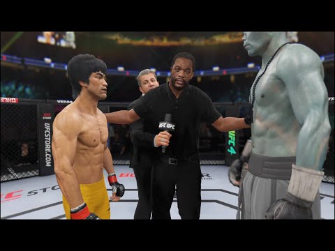 Bruce Lee vs. Fangoman - EA Sports UFC 4 - Epic Fight 🔥🐲
