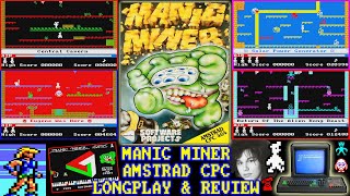 [AMSTRAD CPC] Manic Miner - Longplay & Review