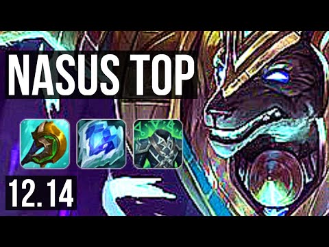 NASUS vs GNAR (TOP) | Rank 4 Nasus, 7/2/9, Dominating | KR Master | 12.14