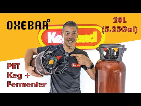 PET 20L Oxebar Mono Oxygen Barrier Fermenter Kegs - Great way to get into Home Brew Keg System