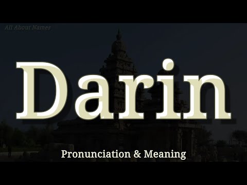 Darin - Pronunciation and Meaning