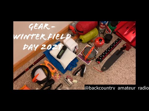 Gear for Winter Field Day 2021