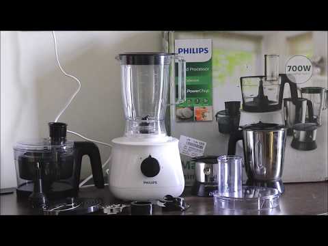 Philips Food Processor HL1661 Unboxing and Review