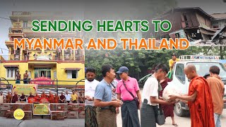 Ba Vang Pagoda joins Vietnam Buddhist Sangha & Parami Monastery to aid victims after the earthquake