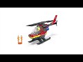 60411 LEGO® City Ugunsdzēsēju Glābšanas Helikopters 