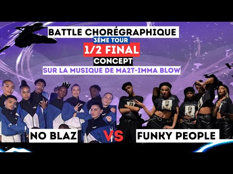CREATIV’ BATTLE 2023| NO BLAZ vs FUNKY PEOPLE | 1/2  FINAL BATTLE CHOREGRAPHIQUE 3EME TOUR