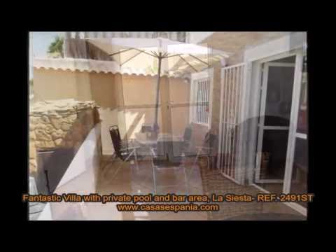 REF. 2491ST - Fantastic Villa with private pool and bar area, La Siesta