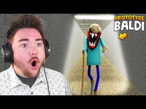 The ORIGINAL BALDI game was so scary...
