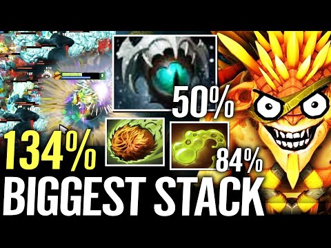 🔥 100% BIGGEST STACK FAST FARM — Bristleback Skadi + Aghanim 134% Slow 24/0/15 GODLIKE Dota 2 Pro