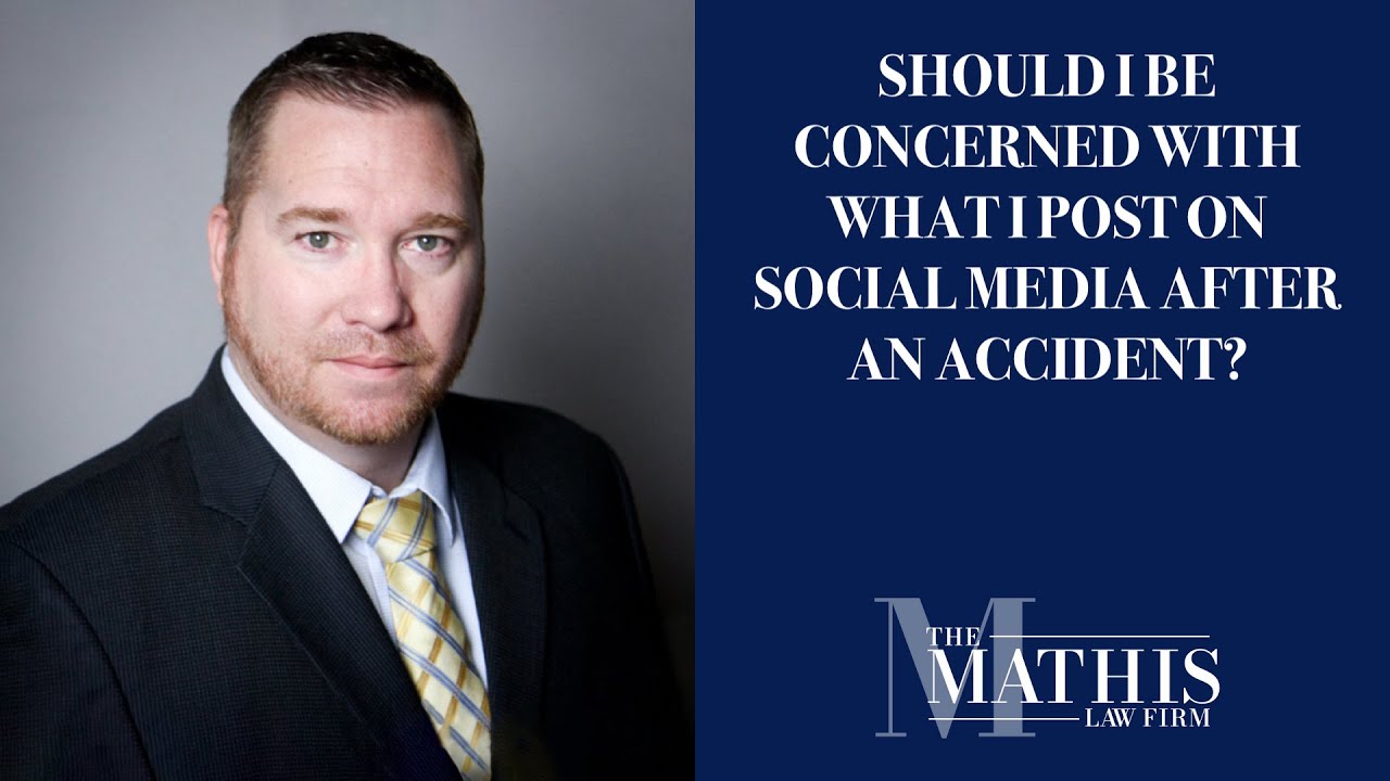 Should I be concerned with what I post on social media after an accident?