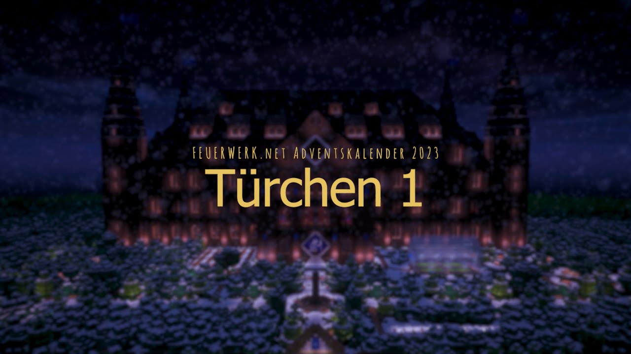 Türchen 1 | FEUERWERK.net Adventskalender 2023