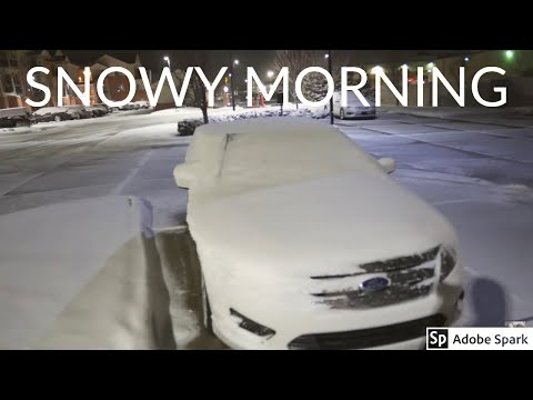 Snowy Morning in Wichita Kansas