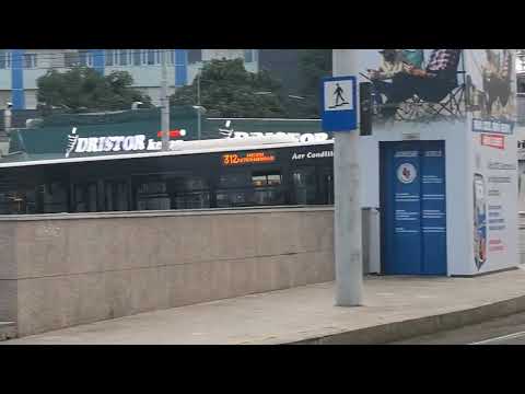 Autobuzul mercedes-benz citaro Euro4 4627 spre stația piața sudului pe 312 (uitați-vă în descriere)