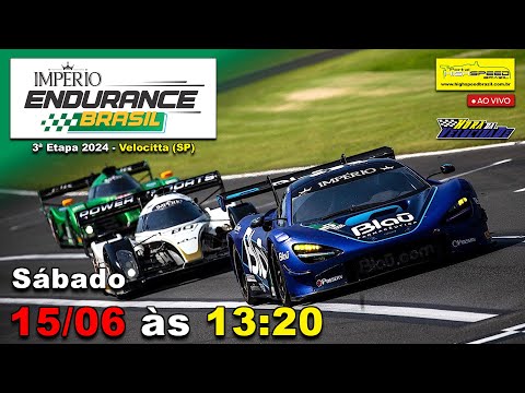 🔴 IMPÉRIO ENDURANCE BRASIL | 3ª Etapa 2024 | Velocitta (SP) | Ao Vivo
