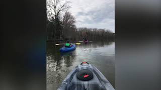 preview picture of video 'Finally paddle time in 2018, after long winter'