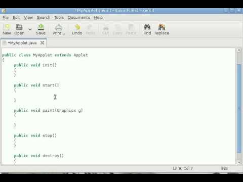Java Applet Tutorial 3 Life Cycle