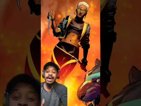 Kymera daughter of Storm and Black Panther Marvel Comics