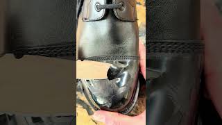 Download lagu ASMR Shoe Repair | Why you don’t paint your Boot  #mirrorshine #restoration #shoecare #asmr mp3