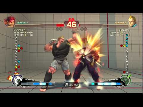 USFIV~ Abel (pikagoma) vs.  Evil Ryu (Oshinko AT) HD