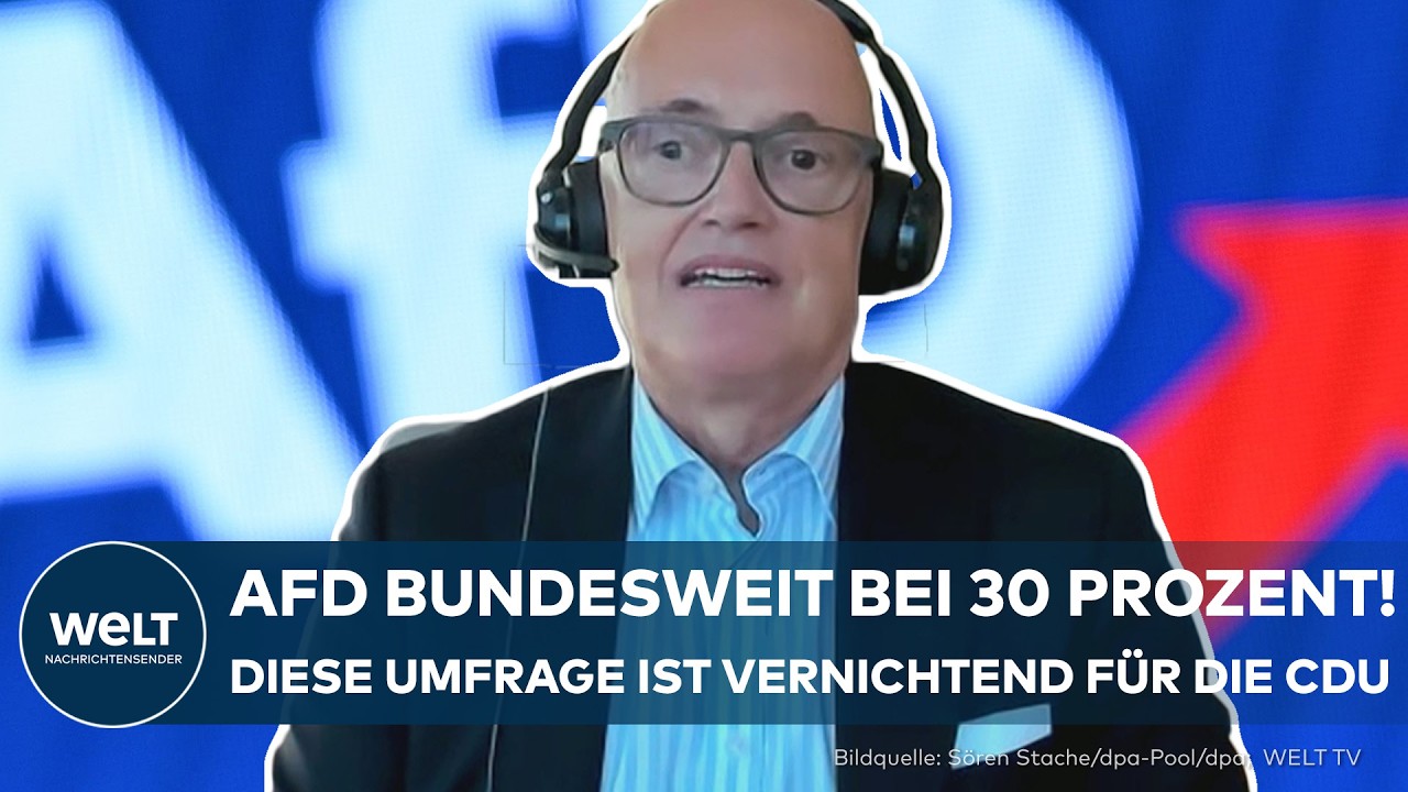 UMFRAGE: AfD bei 30 Prozent | CDU verliert den „Status als Volkspartei“! Insa-Chef wird deutlich