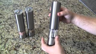 Automatic Pepper Salt Grinder Mill - Stainless Steel