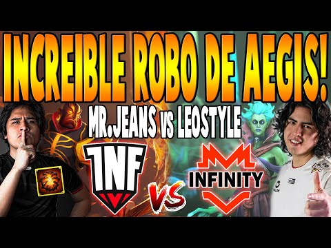 INFAMOUS R. vs INFINITY [BO3] - Increible ROBO de AEGIS! "Mr.Jeans vs LEO"-DPC SA TOUR 2 2023 DOTA 2